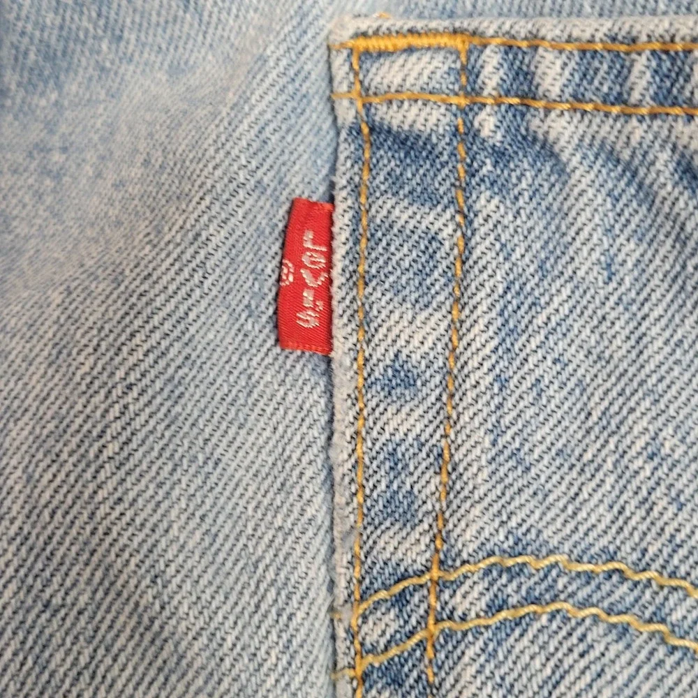 👖Levi's 501XX Jeans Mens 34x34 (fits 32x34) Stonewash Fade Blue Button Fly 2008